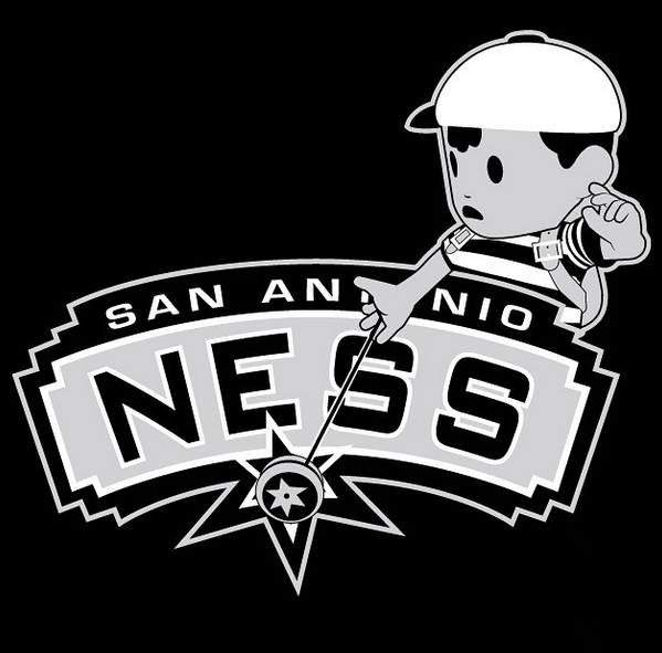 San Antonio Ness logo iron on heat transfer